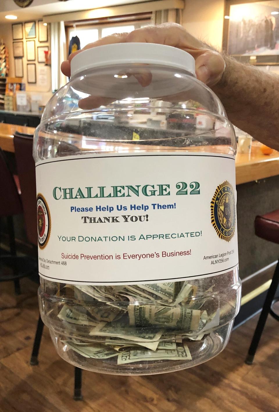 Challenge 22 donations, large and small, are being accepted for organizations who help veterans and service personnel in crisis.