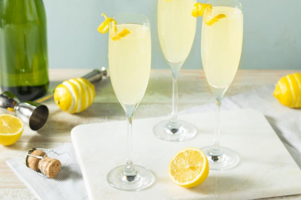 The French 75 was made famous in the 1943 film “Casablanca.” Shutterstock