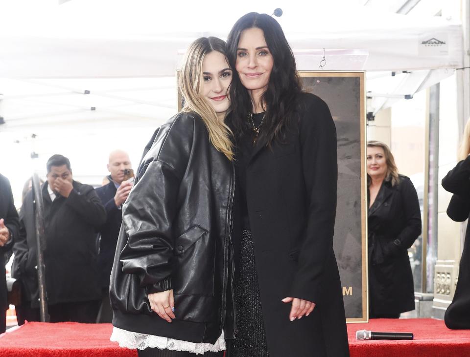 Courteney Cox Poses with Daughter Coco at Hollywood Walk of Fame Star