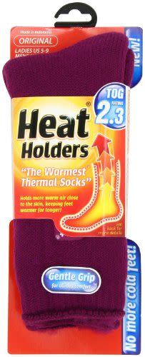 3) Heat Holders Thermal Socks