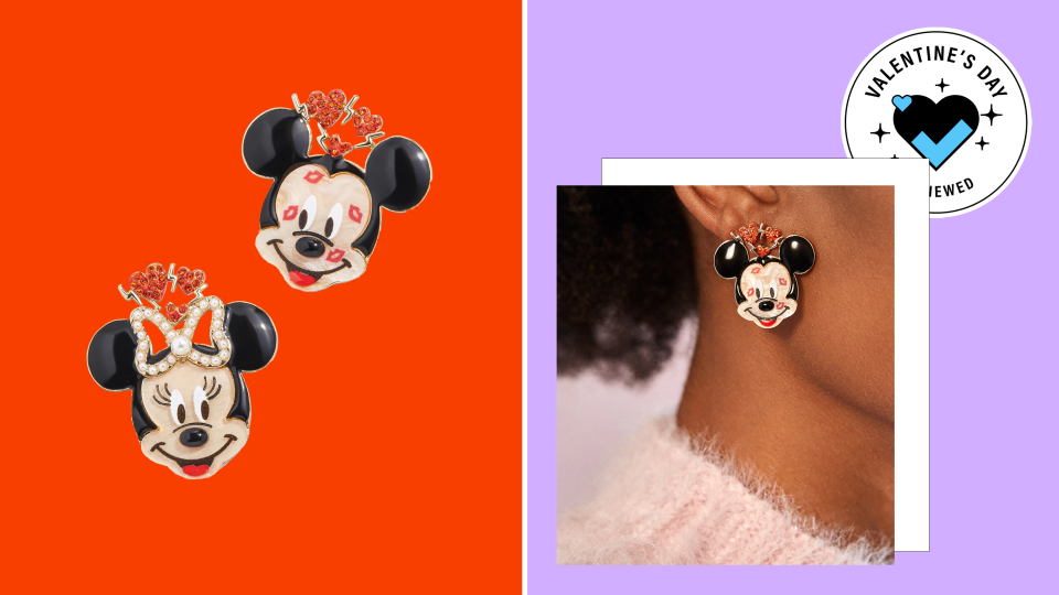 Best Baublebar Valentine's Day gifts: Mickey Mouse And Minnie Mouse Disney XOXO Earrings