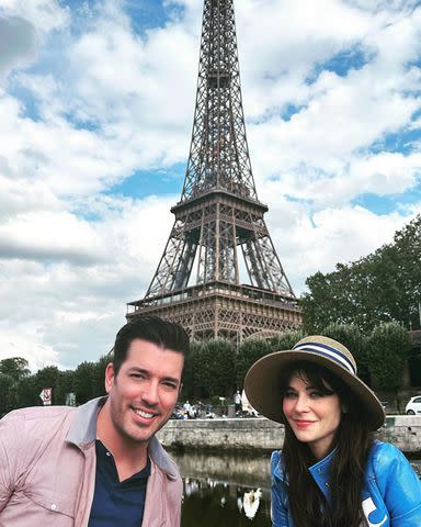 <p>Jonathan Scott Instagram</p> Jonathan Scott and Zooey Deschanel visit Paris after their engagement
