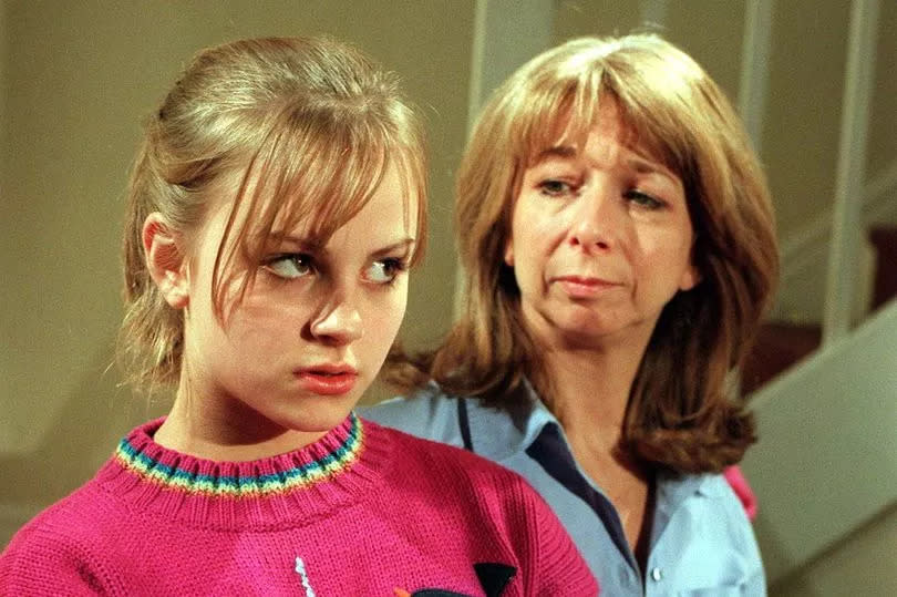 Tina made a comeback when she debuted in the ITV soap as Sarah -Credit:Granada Television