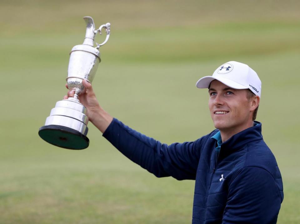 Spieth has now won three of the major golf championships (Getty)