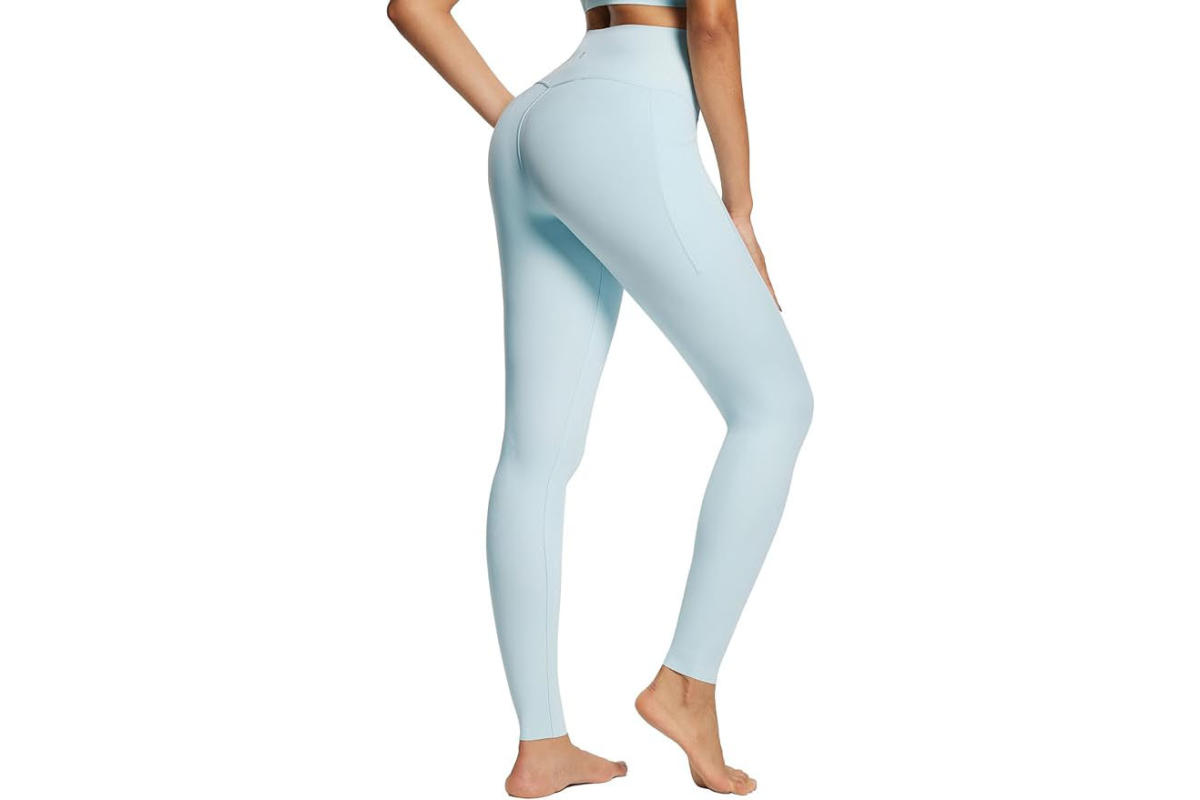 These High-Waisted Leggings Are So Soft, They Feel Like 'Wearing