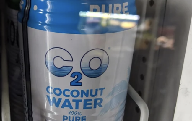 "C2O" on a bottle