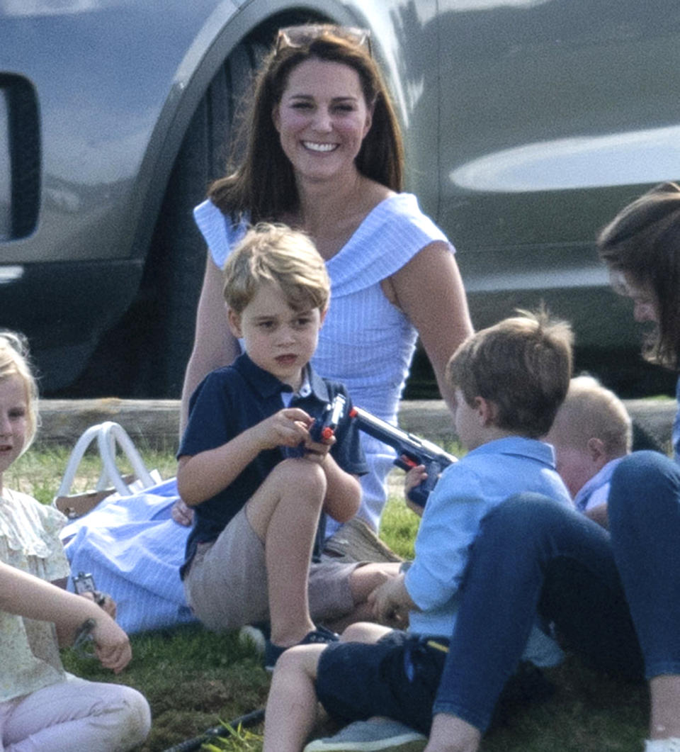 A photo of Prince George, the 4-year-old son of Kate Middleton and Prince William, caused controversy online. (Photo: AP Images)