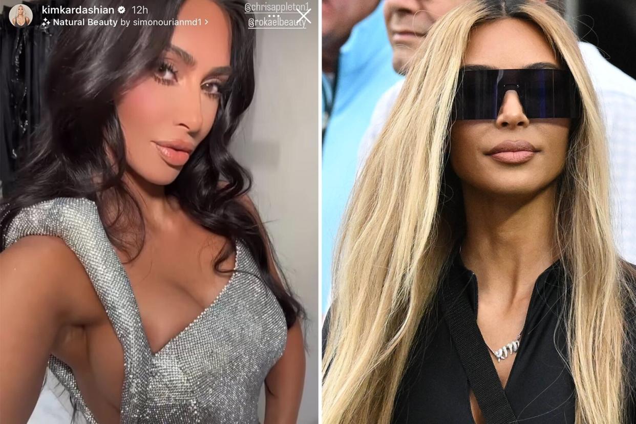 Kim Kardashian says she misses blonde hair