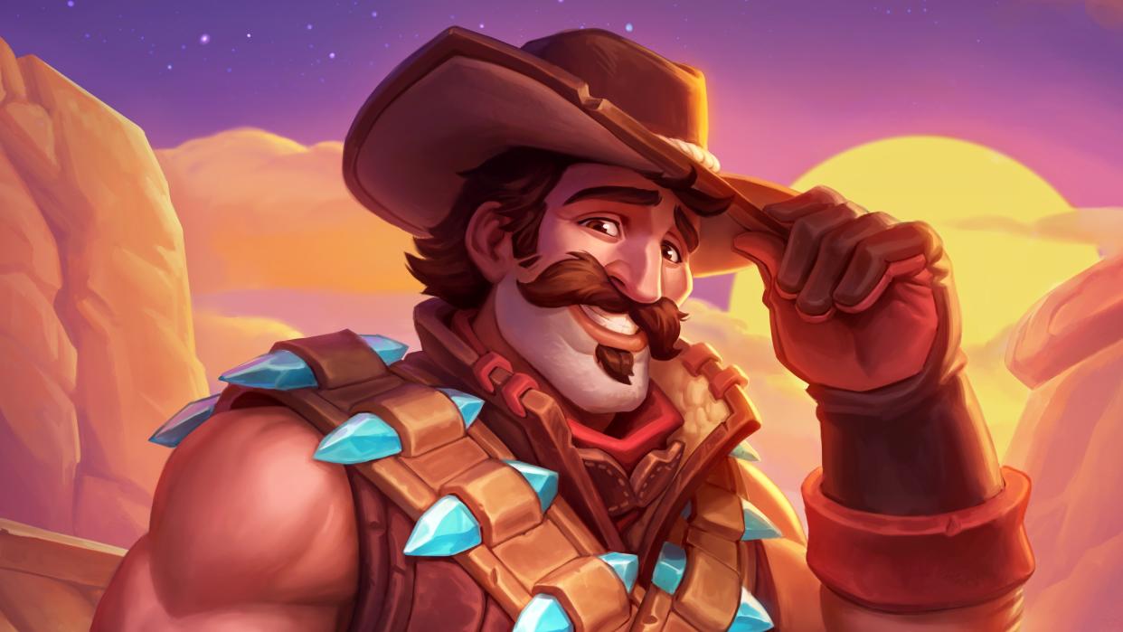  Artwork from Hearthstone's Showdown in the Badlands expansion. 