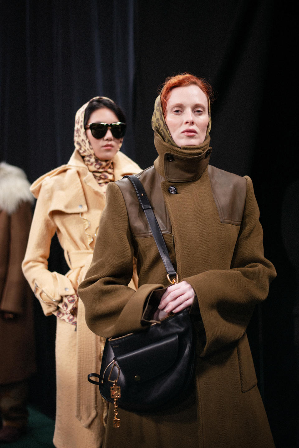 Backstage at Burberry Fall 2024 Ready-to-Wear Collection at London Fashion Week