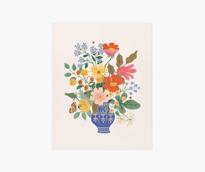 3) Strawberry Fields Bouquet Art Print