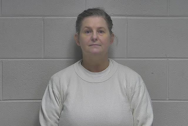 <p>Oldham County Detention Center</p> Stephanie M. Russell in an updated mugshot, October 27, 2023.