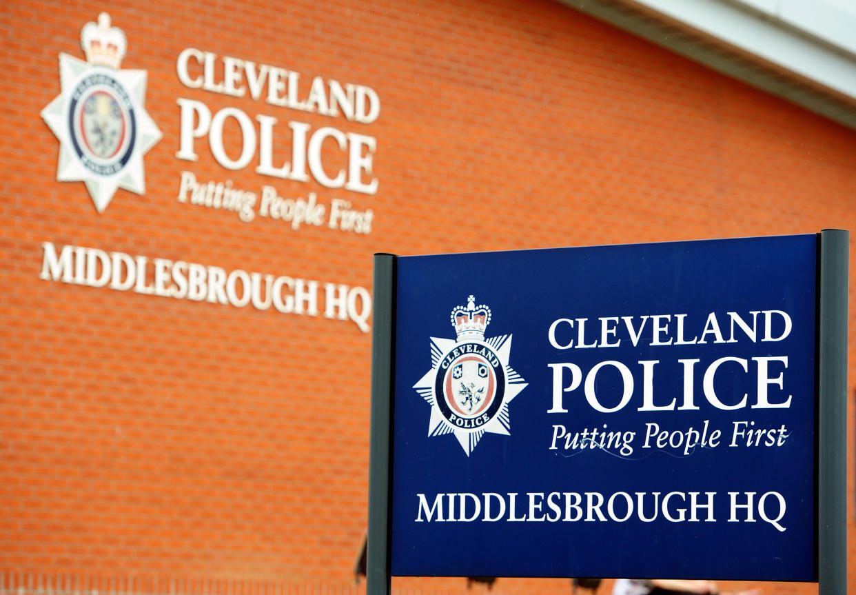 A general view of the Middlesbrough headquarters of Cleveland Police. The force's Chief Constable Sean Price and his deputy Derek Bonnard were arrested yesterday as part of a corruption investigation.   (Photo by Owen Humphreys/PA Images via Getty Images)