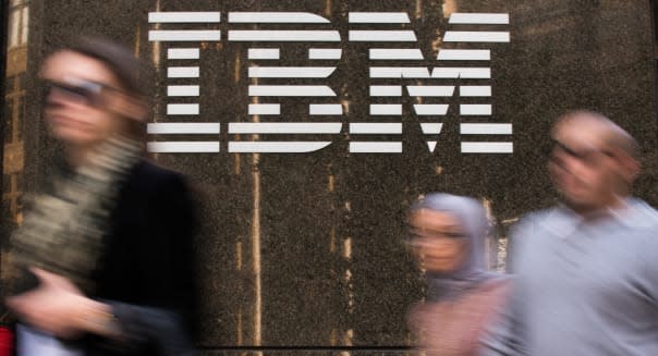 IBM Corp. Exteriors Ahead Of Earnings Figures