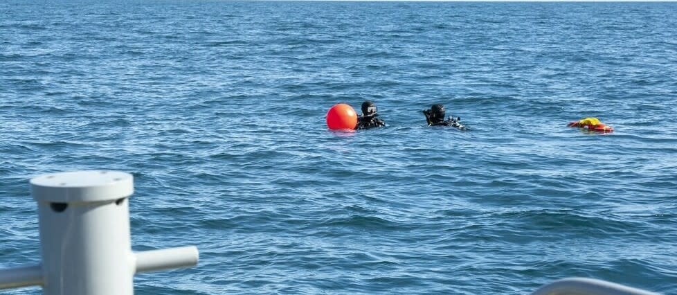 L'armée américaine poursuit ses recherches sur le mystérieux ballon chinois abattu début février. (image d'illustration)  - Credit:RYAN SEELBACH / US NAVY / AFP