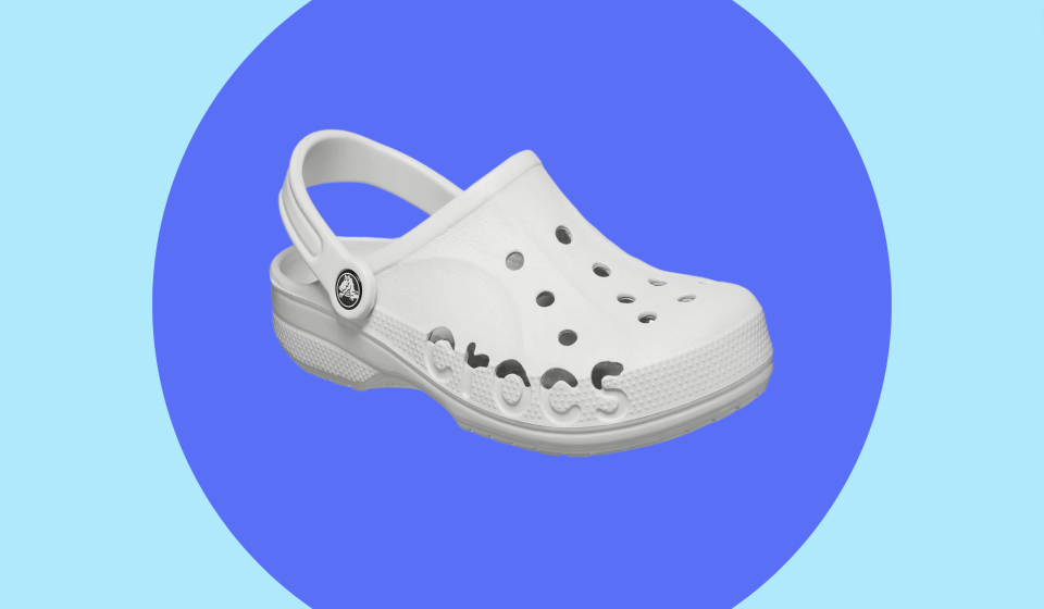 white croc clog