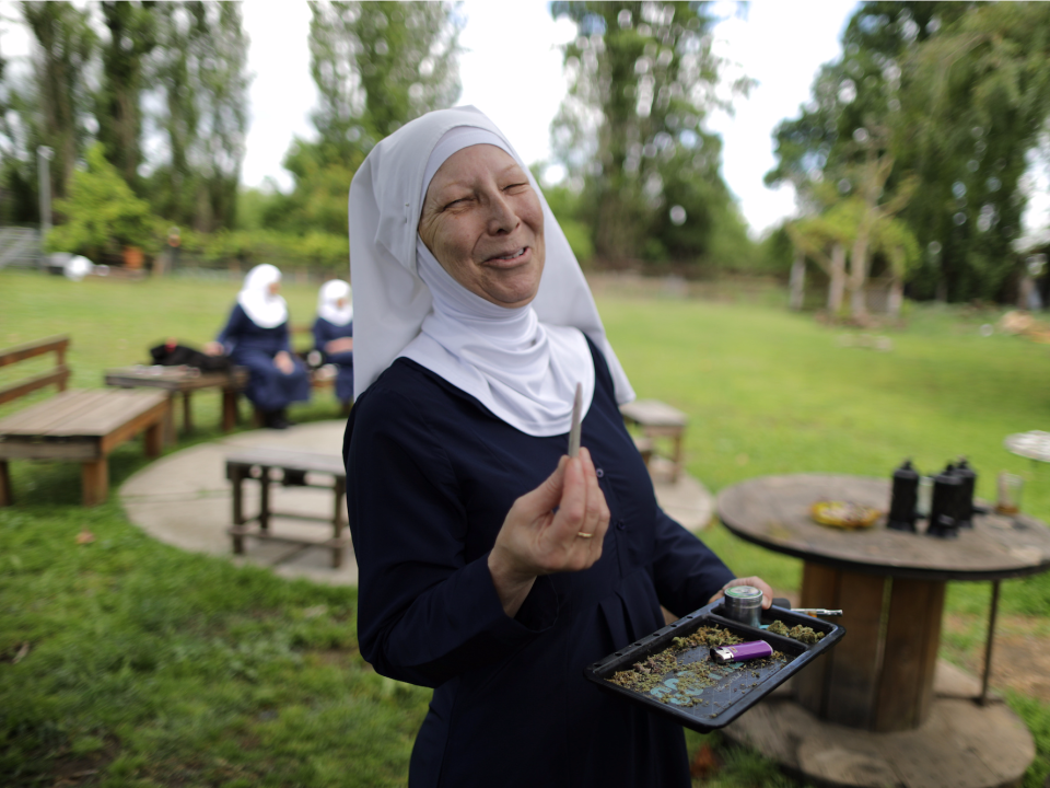 california weed nun sisters of the valley