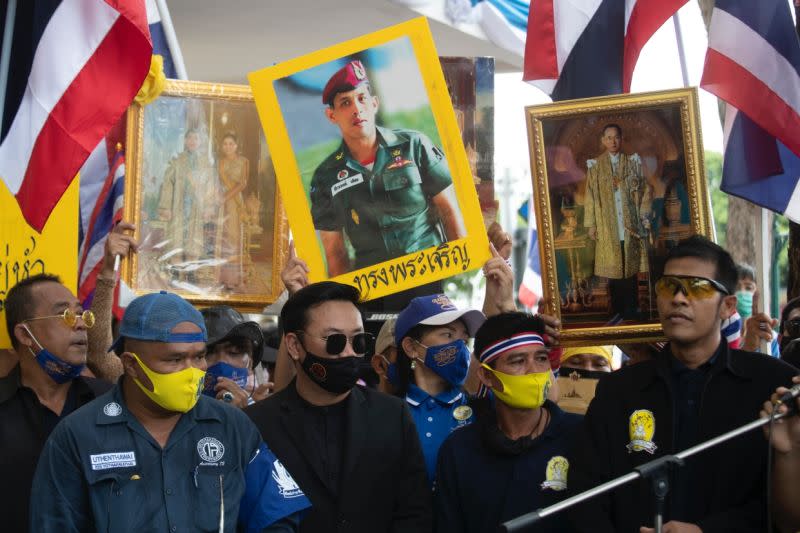 ▲泰國爆發反政府示威，抗議者罕見提出要求泰王泰王「拉瑪十世」瓦吉拉隆功（Maha Vajiralongkorn）進行君主制改革。（圖／美聯社／達志影像）