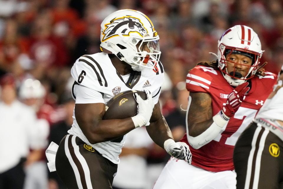 Western Michigan running back Jalen Buckley had 88 all-purpose yards against Wisconsin on Saturday, including rushing for 64 yards and two touchdowns and catching a 24-yard pass.