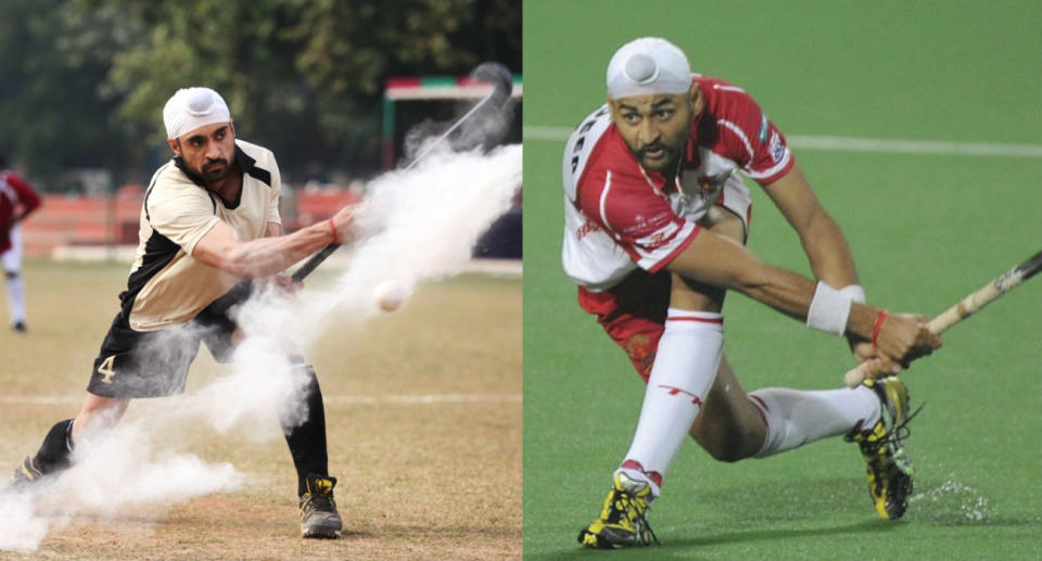 Diljit Dosanjh does a great job at portraying the life and triumphs of acre hockey player Sandeep Singh, who is also an Arjuna award winner. He hockey star made a comeback to Indian hockey team after being wheelchair bound when he had suffered a accidental bullet injury while on his way to 2006 world cup. <br>