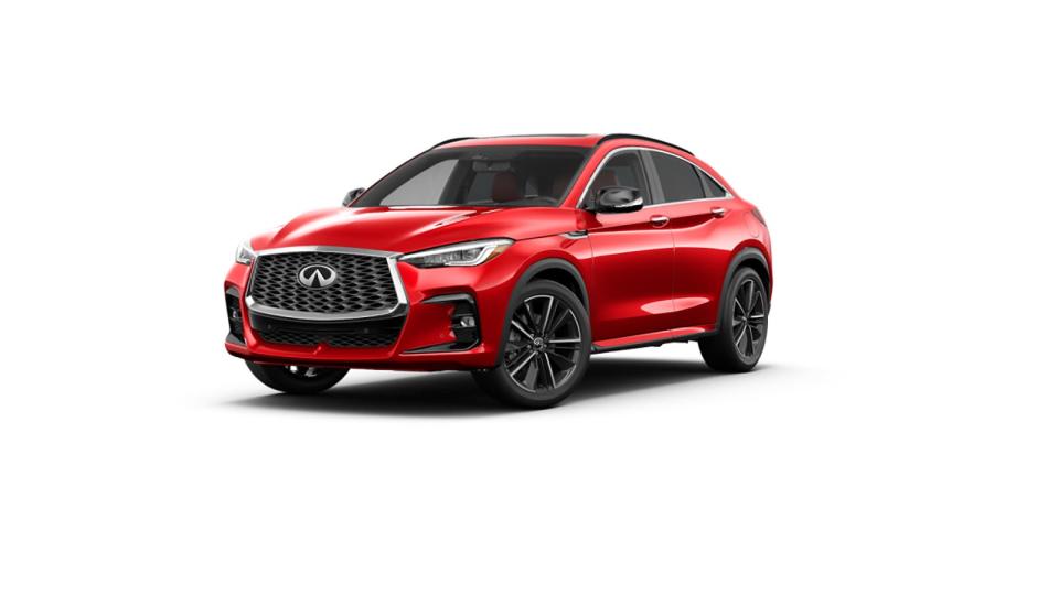 The 2022 Infiniti QX55 has 127 cubic feet of interior space, divided into 100 cubic feet for passengers and 27 for cargo.