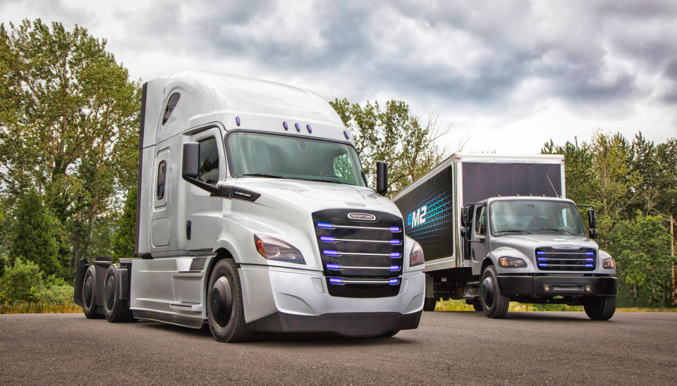 At an event in Southern California today, Daimler Trucks of North America