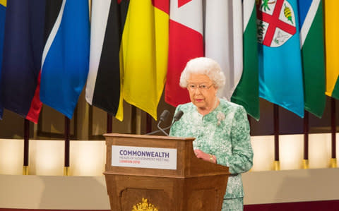 The Queen delivers her speech - Credit: Dominic Lipinski /PA