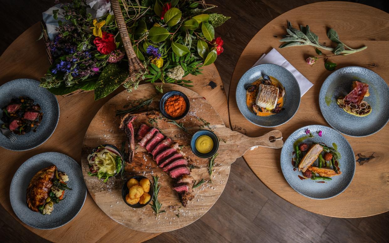 A spread at the Spanish-inspired Wife of Bath in Kent, owned by Mark Sargeant