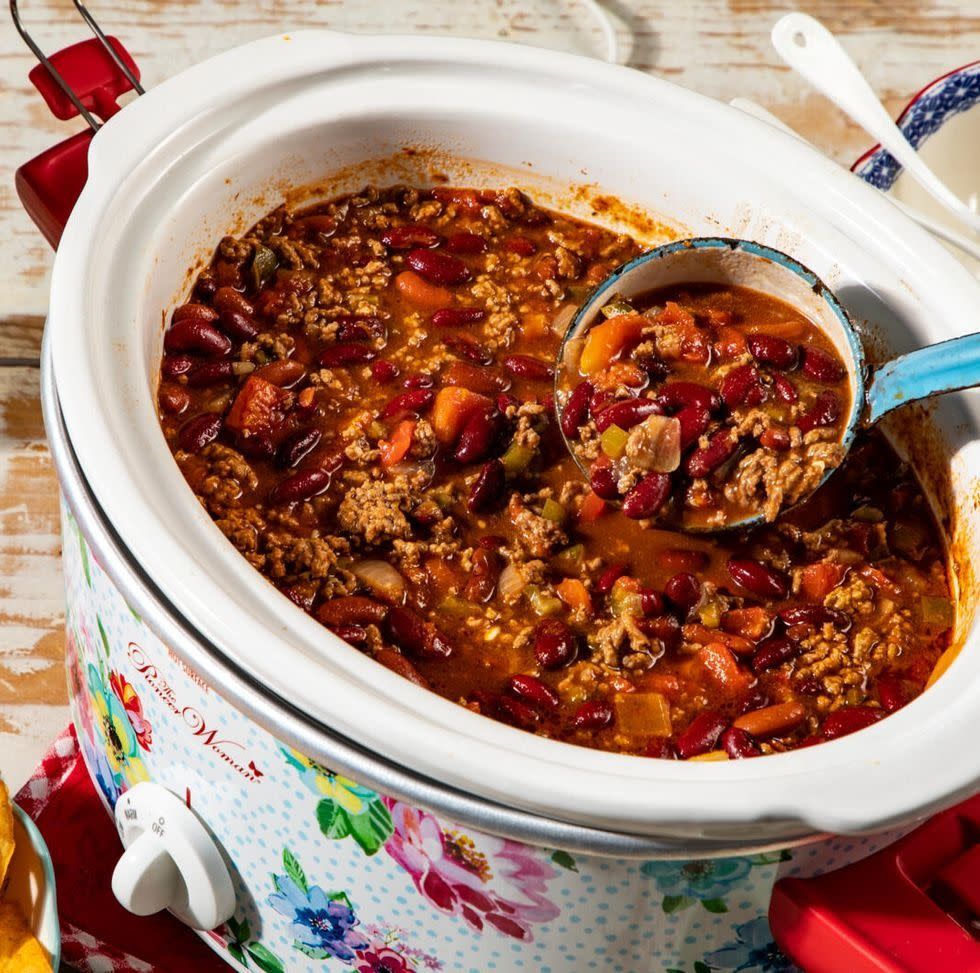 slow cooker chili fall recipe