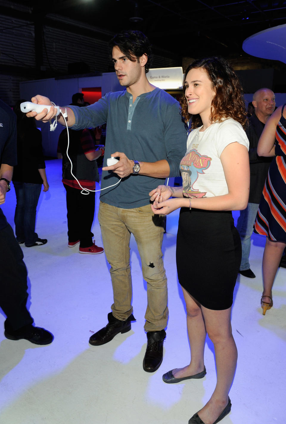 LOS ANGELES, CA - SEPTEMBER 20: Jayson Blair and Rumer Willis attend the Nintendo Hosts Wii U Experience In Los Angeles on September 20, 2012 in Los Angeles, California. (Photo by Amy Graves/Getty Images for Nintendo)