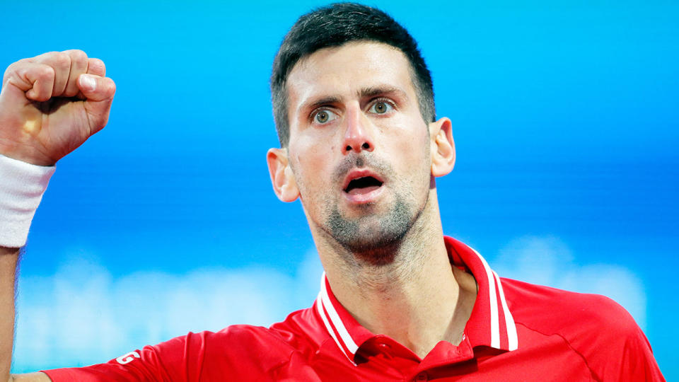 Novak Djokovic has been at the top of men's tennis for a record 320 weeks. Pic: Getty