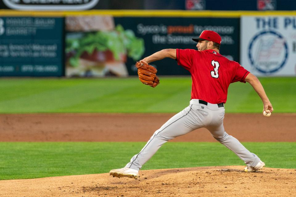 Erie SeaWolves starter Chance Kirby struck out one, walked one and gave up five hits and five runs in 1⅓ innings Tuesday in a 9-2 loss to Somerset in Game 2 of the Eastern League Championship Series in Bridgewater, New Jersey.