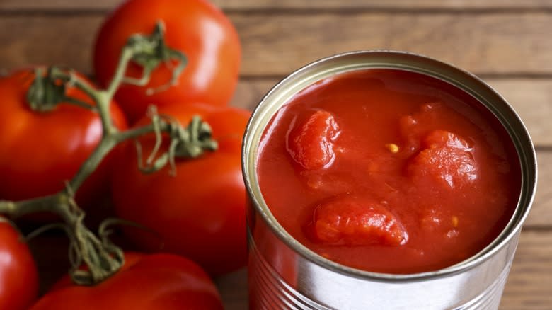 Canned tomatoes