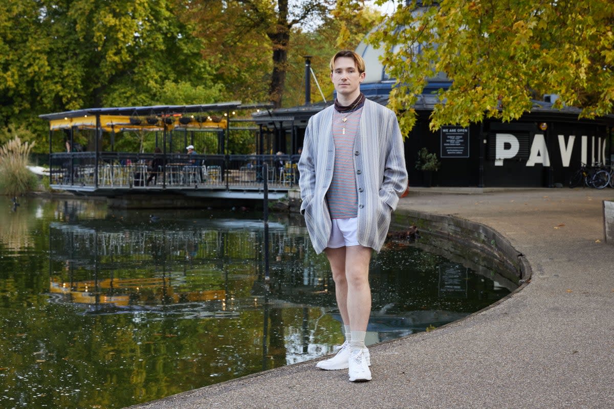 Richard by the pavilion café in Victoria Park  (Matt Writtle)