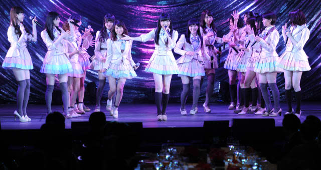 Japanese women's pop group AKB48