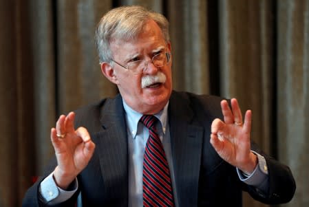 FILE PHOTO: U.S. National Security Advisor John Bolton visits London