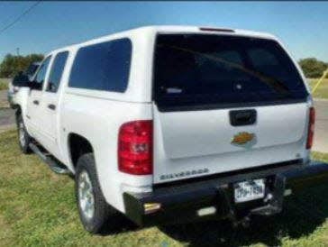 According to LPD, Cameron Long drives a 2012 white Chevrolet Silverado pick-up truck.
