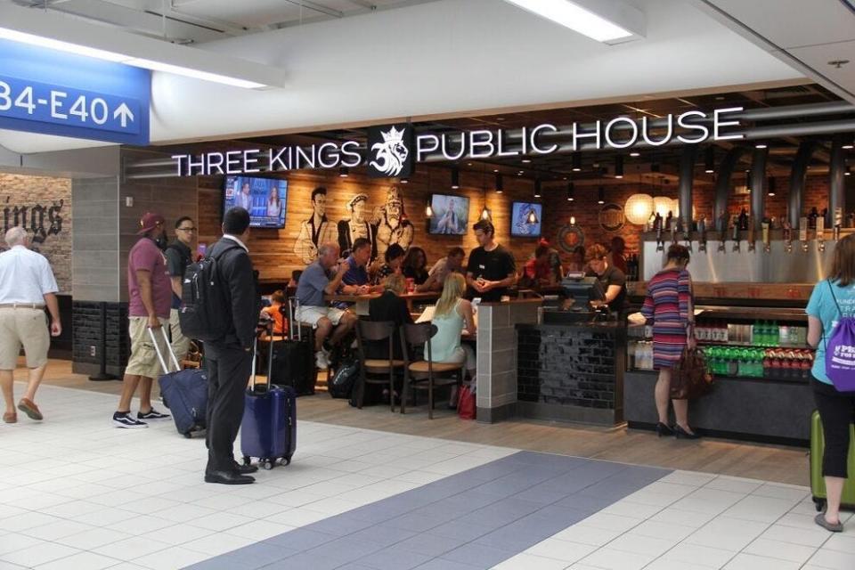 Relax with a drink or two at Three Kings Public House