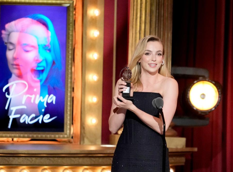 Comer won a Tony Award for Best Actress at the ceremony in New York  earlier this year (2023 Tony Awards - Show)