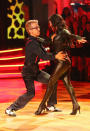 Andy Dick and Sharna Burgess perform on "Dancing With the Stars."