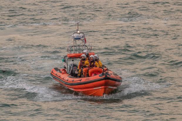 The Random Harvest, pictured, towed the yacht back to Brighton Marina