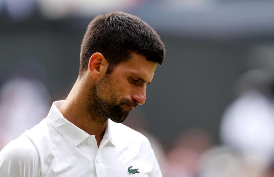 Novak Djokovic was denied a record Wimbledon title (Getty Images)