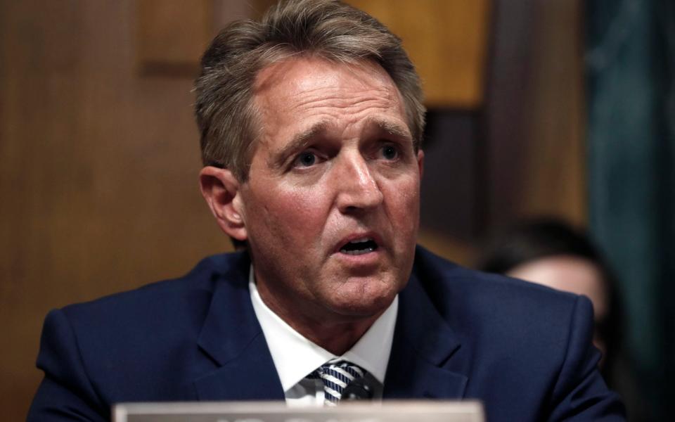 Jeff Flake, the former Republican senator for Arizona - AP Photo/Pablo Martinez Monsivais