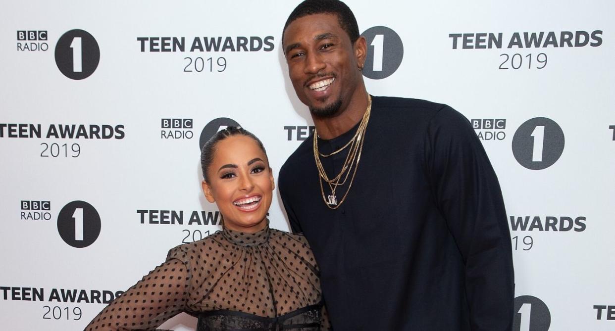 LONDON, ENGLAND - NOVEMBER 24: Amber Gill and Ovie Soko attend BBC Radio 1's Teen Awards 2019 on November 24, 2019 in London, United Kingdom. (Photo by Jo Hale/Redferns)