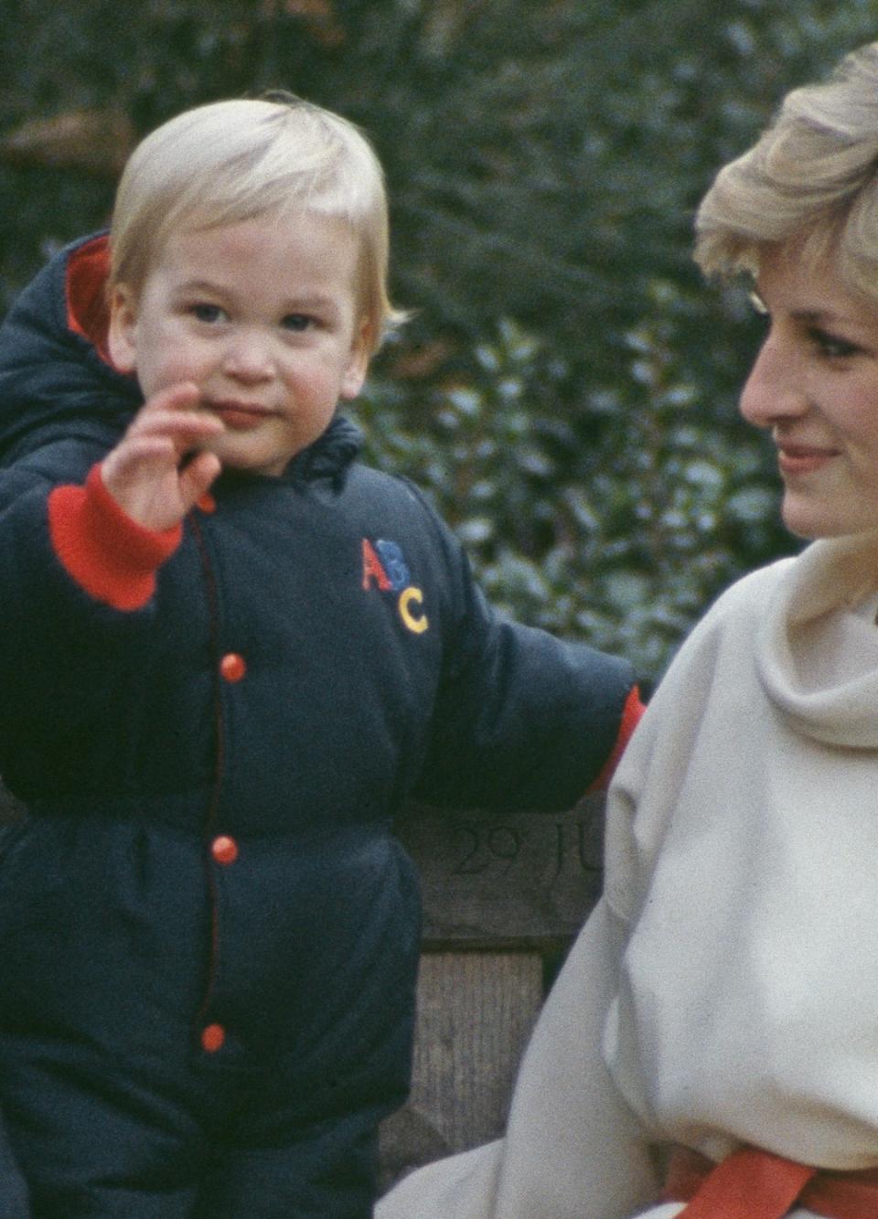 Prince William masters the royal wave early on