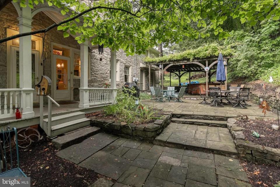 A look at the patio behind the home located at 110 Forge Road in Bellefonte. Photo shared with permission from home’s listing agent, Sandy Stover of Beth Richards | Sandy Stover Group.