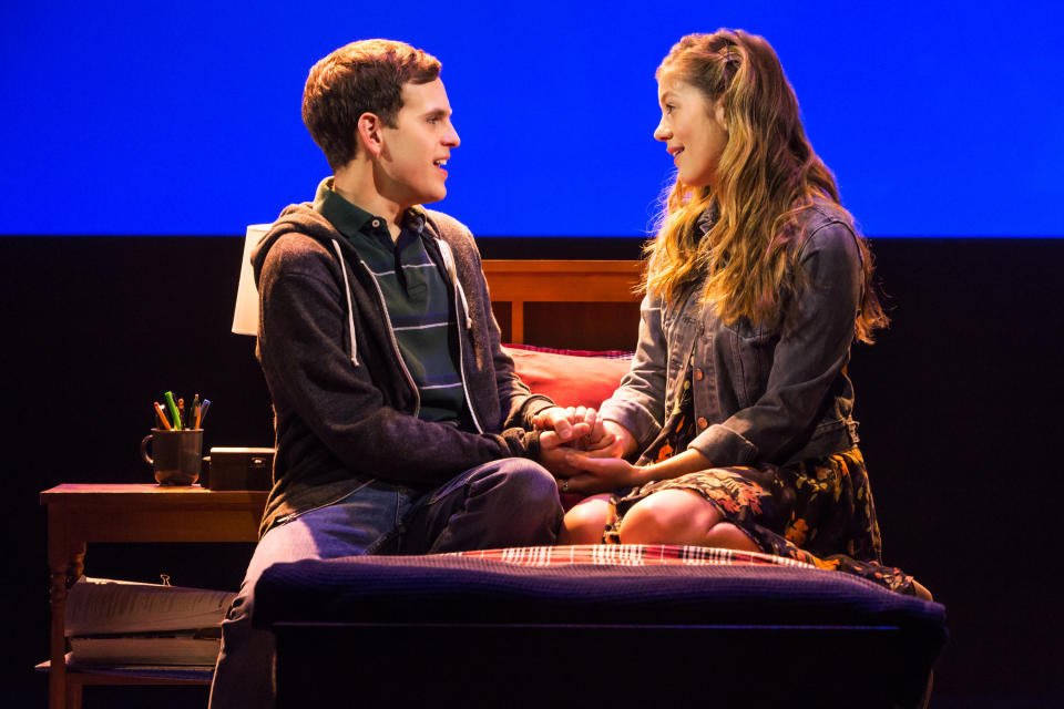 Taylor Trensch and Laura Dreyfuss in "Dear Evan Hansen." (Photo: Matthew Murphy)