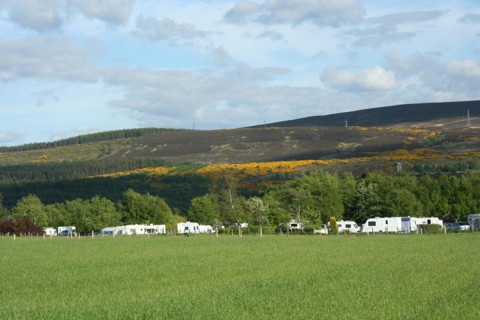 End your Scotland tour at Culloden Moor Club Campsite (The Caravan and Motorhome Club)