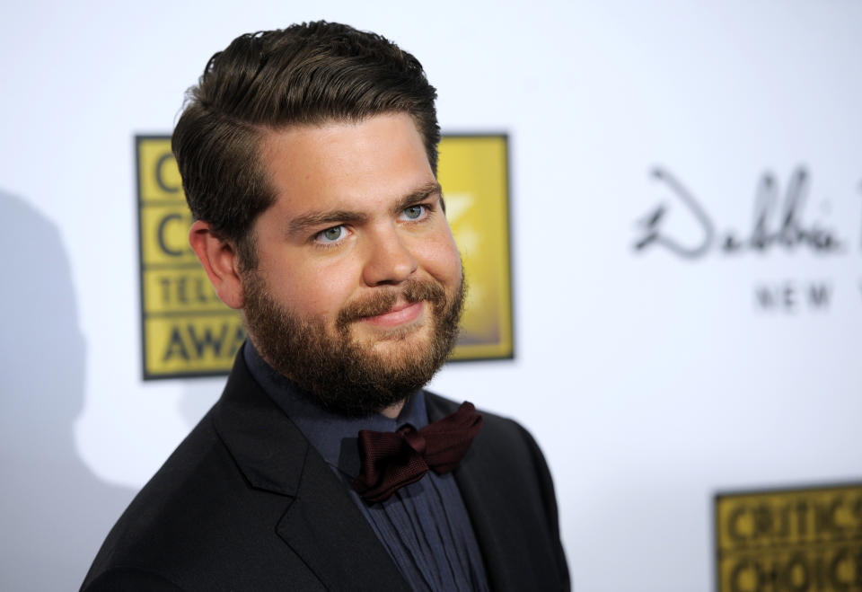 Jack Osbourne arrives at the Critics' Choice Television Awards in the Beverly Hilton Hotel on Monday, June 10, 2013, in Beverly Hills, Calif. (Photo by Chris Pizzello/Invision/AP)