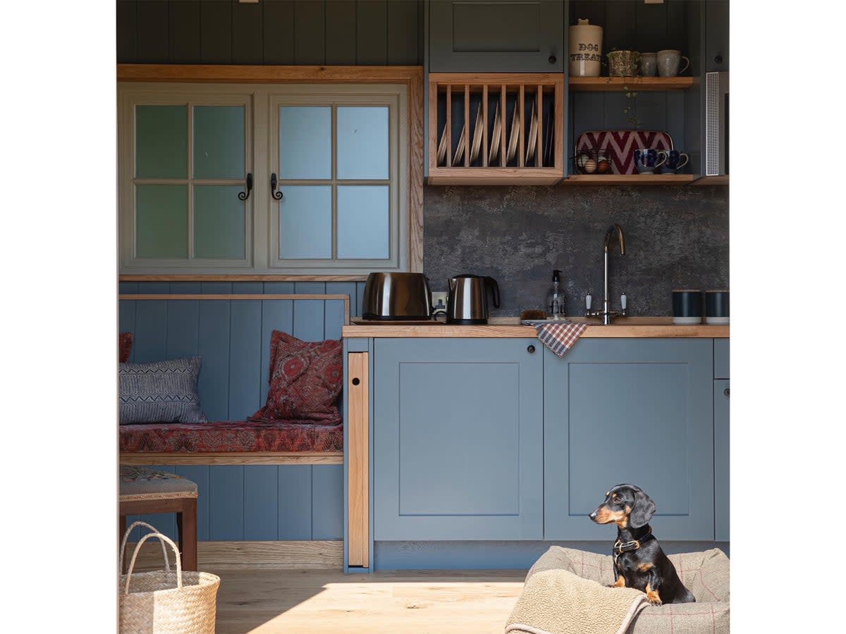 These luxurious shepherd’s huts come with their own enclosed gardens (Hill House)